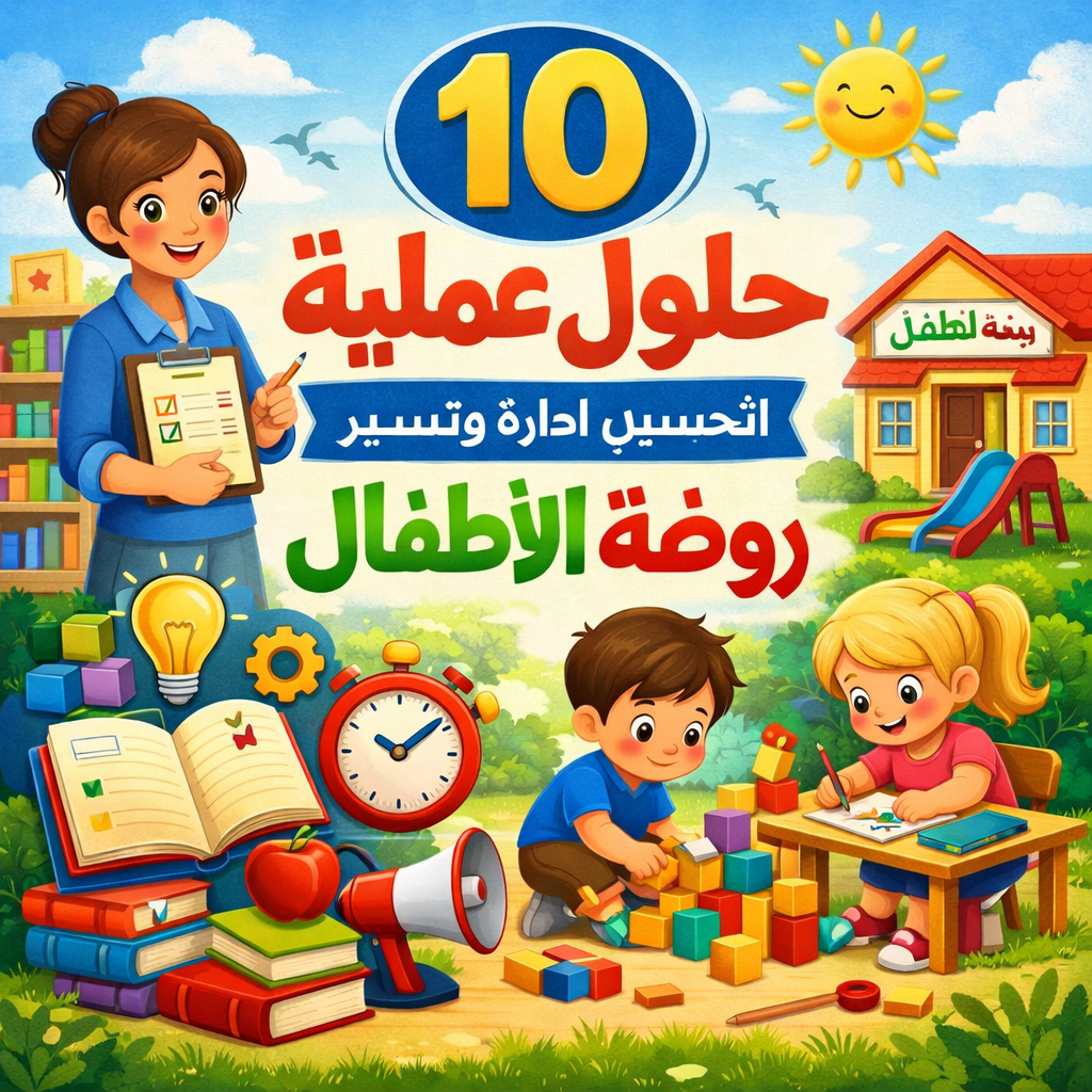 خارطة الطريق لروضة نموذجية: 10 حلول عملية لإدارة استثنائية